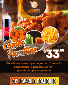 combos domicilio hunters
